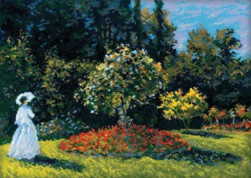 1225 "Дама в саду" по мотивам картины К. Моне