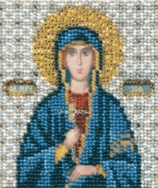 Б-1135 "Икона святой Зои", 9х11см
